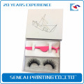 China mainland low cost custom printing lavishness clear window packaging eyelash box